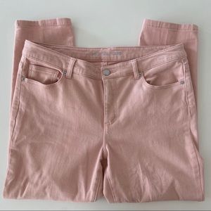 MICHAEL KORS Cropped skinny pink pants